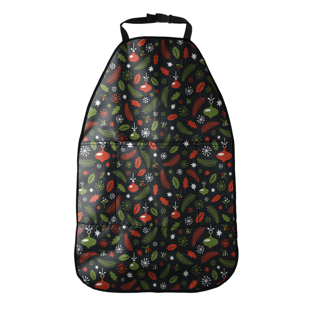 Christmas Decorations Pattern Print Car Seat Organizers