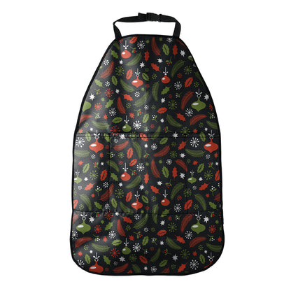 Christmas Decorations Pattern Print Car Seat Organizers