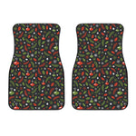 Christmas Decorations Pattern Print Front Car Floor Mats