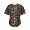 Christmas Decorations Pattern Print Men's Baseball Jersey