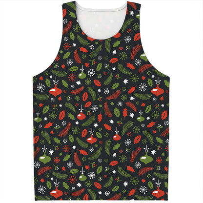 Christmas Decorations Pattern Print Men's Tank Top
