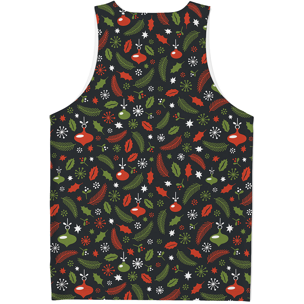 Christmas Decorations Pattern Print Men's Tank Top