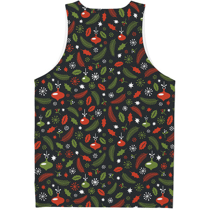 Christmas Decorations Pattern Print Men's Tank Top