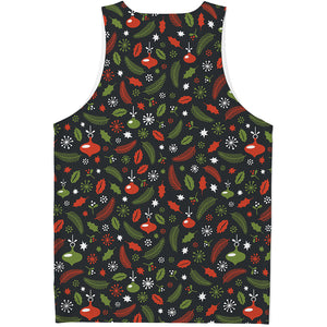 Christmas Decorations Pattern Print Men's Tank Top