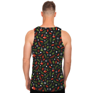 Christmas Decorations Pattern Print Men's Tank Top