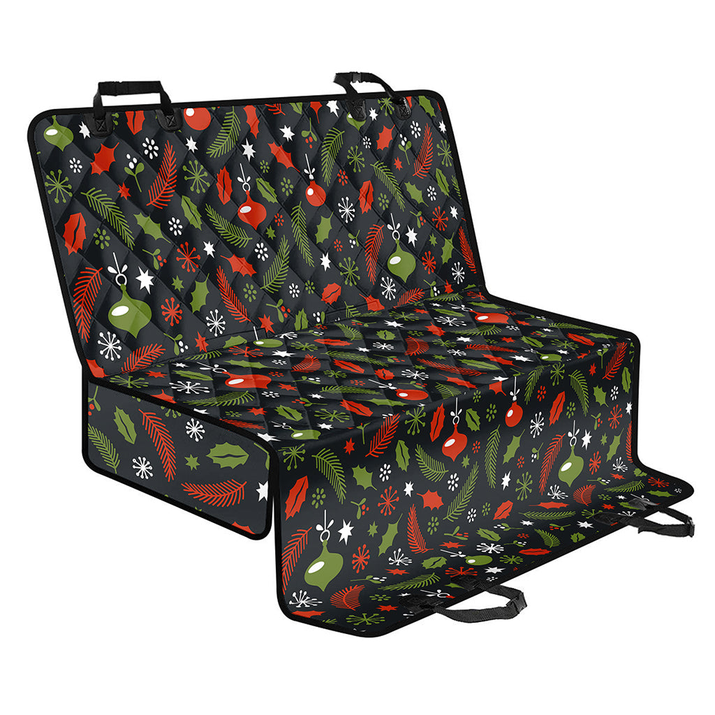 Christmas Decorations Pattern Print Pet Car Back Seat Cover