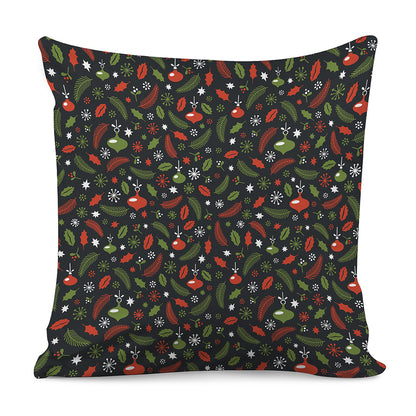 Christmas Decorations Pattern Print Pillow Cover