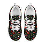 Christmas Decorations Pattern Print White Sneakers
