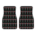 Christmas Deer Argyle Pattern Print Front Car Floor Mats