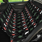 Christmas Deer Argyle Pattern Print Pet Car Back Seat Cover