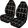 Christmas Deer Argyle Pattern Print Universal Fit Car Seat Covers