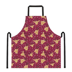 Christmas Deer Pattern Print Apron