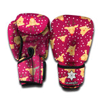 Christmas Deer Pattern Print Boxing Gloves