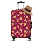 Christmas Deer Pattern Print Luggage Cover