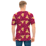 Christmas Deer Pattern Print Men's T-Shirt