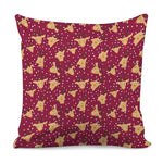 Christmas Deer Pattern Print Pillow Cover