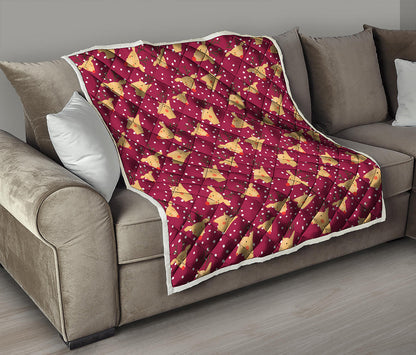 Christmas Deer Pattern Print Quilt