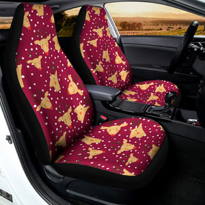 Christmas Deer Pattern Print Universal Fit Car Seat Covers