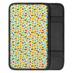 Christmas Emoji Pattern Print Car Center Console Cover