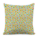 Christmas Emoji Pattern Print Pillow Cover