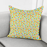 Christmas Emoji Pattern Print Pillow Cover