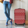 Christmas Festive Knitted Pattern Print Luggage Cover