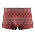 Christmas Festive Knitted Pattern Print Men's Boxer Briefs