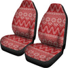 Christmas Festive Knitted Pattern Print Universal Fit Car Seat Covers