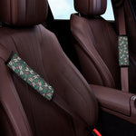 Christmas Floral Dragonfly Pattern Print Car Seat Belt Covers