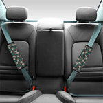 Christmas Floral Dragonfly Pattern Print Car Seat Belt Covers