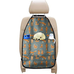 Christmas Fox Pattern Print Car Seat Organizers