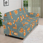 Christmas Fox Pattern Print Sofa Cover