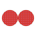 Christmas French Bulldog Santa Print Car Coasters