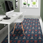 Christmas Gift Knitted Pattern Print Area Rug