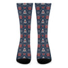 Christmas Gift Knitted Pattern Print Crew Socks