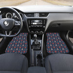 Christmas Gift Knitted Pattern Print Front Car Floor Mats