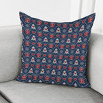 Christmas Gift Knitted Pattern Print Pillow Cover