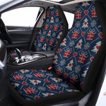 Christmas Gift Knitted Pattern Print Universal Fit Car Seat Covers