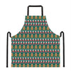 Christmas Gingerbread Man Pattern Print Apron