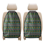 Christmas Gingerbread Man Pattern Print Car Seat Organizers