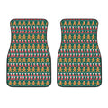Christmas Gingerbread Man Pattern Print Front Car Floor Mats
