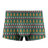 Christmas Gingerbread Man Pattern Print Men's Boxer Briefs