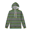 Christmas Gingerbread Man Pattern Print Pullover Hoodie