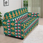 Christmas Gingerbread Man Pattern Print Sofa Cover