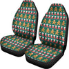 Christmas Gingerbread Man Pattern Print Universal Fit Car Seat Covers