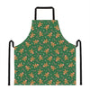 Christmas Gingerbread Pattern Print Apron