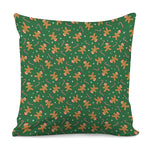 Christmas Gingerbread Pattern Print Pillow Cover