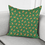Christmas Gingerbread Pattern Print Pillow Cover