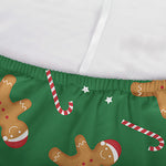 Christmas Gingerbread Pattern Print Sofa Cover