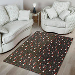Christmas Gnomes Pattern Print Area Rug